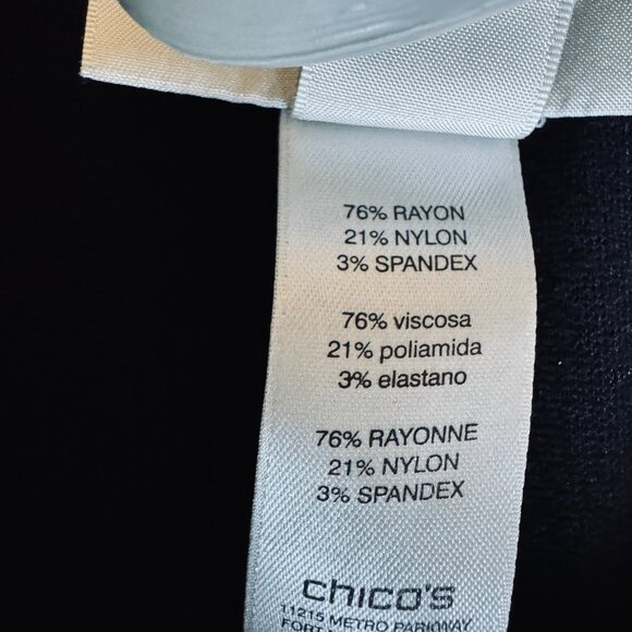 Chico's Sz 0P/US SP Fabulously Slimming Ponte Pull On Slim Ankle Pants Career - Picture 9 of 10